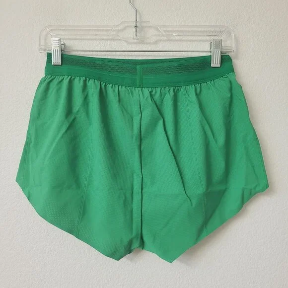 NEW Nike Womens Pro Elite 2 in 1 Running Shorts AO8485-XXX Size M Green - Picture 2 of 5